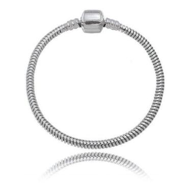 Imagem de Pulseira para Berloque Folheada A Prata 925 - Papillon Semi Jóias, 19 