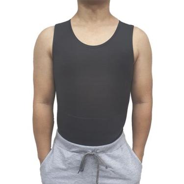 Imagem de Cinta Modeladora Slim e Postural Alta Compressão Masculina - E1 - Wook