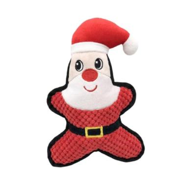 Imagem de Generic Brinquedos interativos para cachorros que fazem barulho, brinquedos de natal para cachorros, mantenha-os ocupados, brinquedos de enriquecimento para, Papai Noel