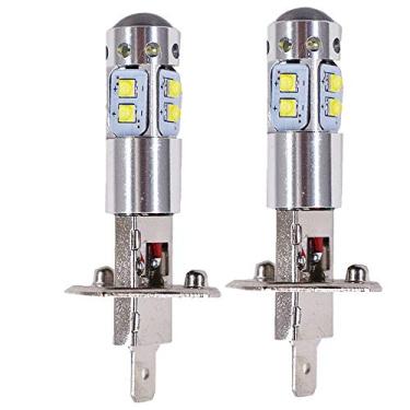 Imagem de Lâmpadas de neblina de LED H1 extremamente brilhantes 100W de alta potência 6000 K Xenon branco DRL luz de corrida diurna ou luzes de neblina de direção