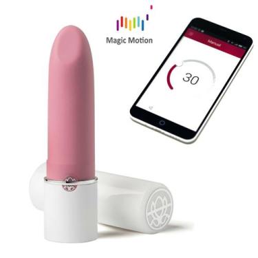 Imagem de Vibrador Batom Lotos com App - Magic Motion, Rosa