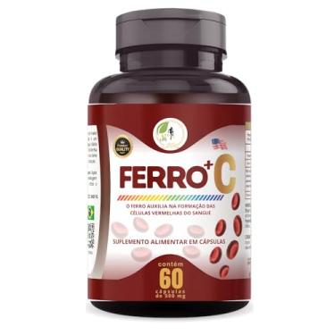 Imagem de Suplemento Ferro + Vitamina C Quelado Premium 60 Cápsulas - Fits Life