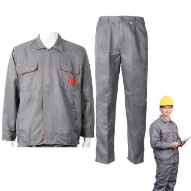 Imagem de Conjunto Uniforme EPI Segurança do Trabalho Listra Refletiva Mecanico 