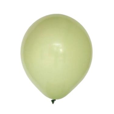 Imagem de Balão de Festa Redondo Profissional Látex Liso - Salvia - unidades - A
