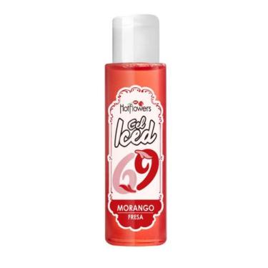 Imagem de Gel aromatizante iced morango 35ml - Hot Flowers