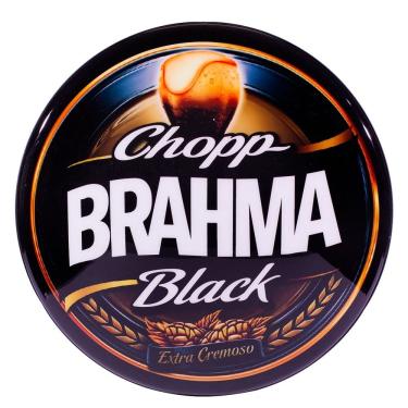 Imagem de Luminoso de Parede Cerveja Brahma Chopp Black Retrô Vintage Bar,garagem,churrasqueira,espaço Gourmet