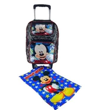 Imagem de Mochila Mickey Mouse Desenho Escolar Infantil Passeio Tam G - LOBETRIX