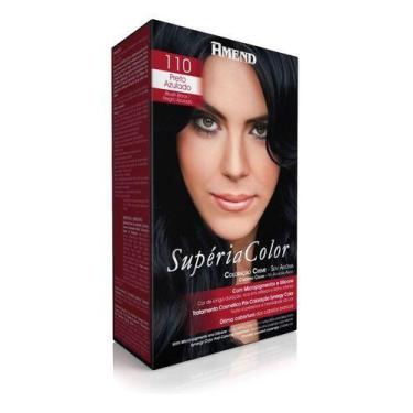 Imagem de Coloração Creme Supéria Color 110 Preto Azulado Amend