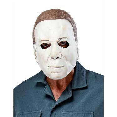 Imagem de Rubies Máscara masculina de vinil Michael Myers 3/4, tamanho único para festas temáticas e Halloween, Conforme mostrado., tamanho nico