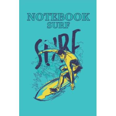 Imagem de Surf del notebook: Surf Notebook 120 pagine a, taglia 15, 24 x 22, 86 cm