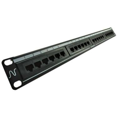 Imagem de Patch Panel Nexans 24 Portas CAT 5e