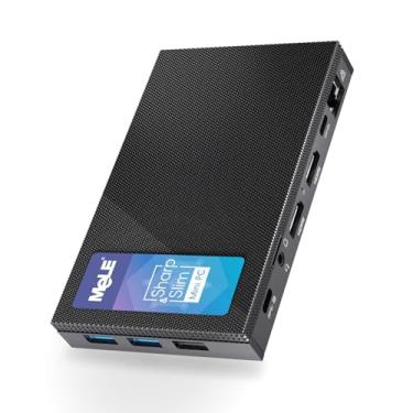 Imagem de MeLE Mini Pc Mais Silencioso 4C N100 No Os Mini Computadores Sem Ventoinha, 16 Gb De Ram, 512 Gb De Armazenamento, Wi-Fi 2.4/5G, Usb-C Totalmente Funcional, Desktop Com Três Telas 4K Para Casa, Escr