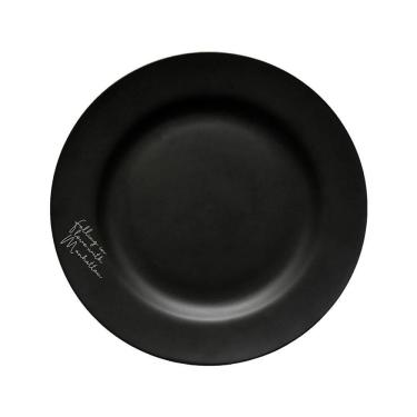 Imagem de Prato Sobremesa Manhattan 19cm Porcelana Preto PCLN197PT - Hauskraft