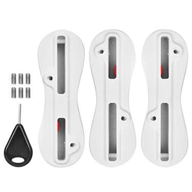 Imagem de Surf Fins 3pcs - E PVC Plugs de Caixa de Barbatana de Surfboard - Ideal para Entusiastas E Esportes de Surf - Compatíveis Com de Plugue