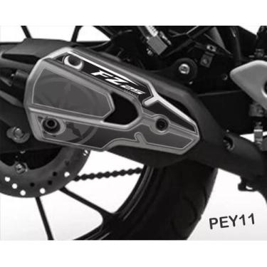 Imagem de Adesivo Protetor  De Escapamento Resinado Yamaha Fz 25 Pey11 - Resitan