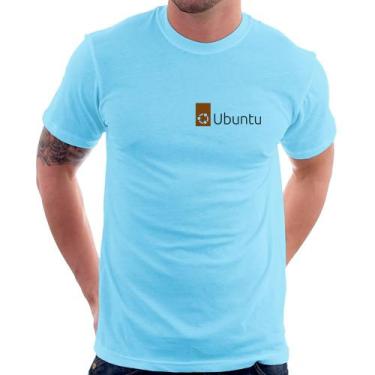 Imagem de Camiseta Ubuntu Linux - Foca na Moda, Azul bebê, GG