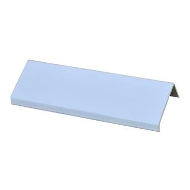 Imagem de Puxador Slim de Alumínio para Cozinha Gaveta Armário Porta 10cm (Branco)