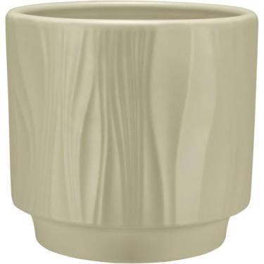 Imagem de CACHEPÔ VASO DECORATIIVO PLANTA HOME&CO CERÂMICA 12x13x13cm VERDE