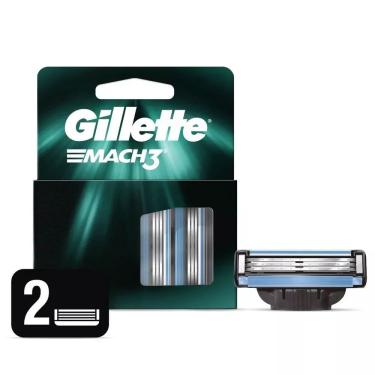 Imagem de Carga para Aparelho de Barbear Gillette Mach3 – 2 unidades