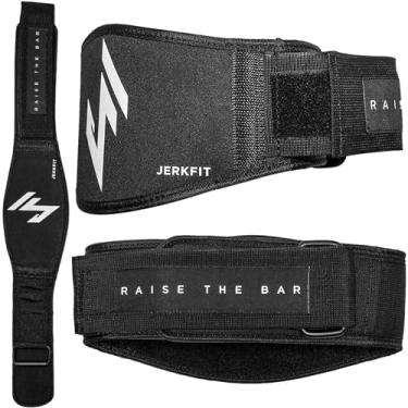 Imagem de Cinto de levantamento de peso premium JerkFit RTB para levantamento olímpico, confortável com suporte total nas costas para levantamentos de peso, agachamentos nas costas e propulsores, leve e flexível para homens e mulheres, Small