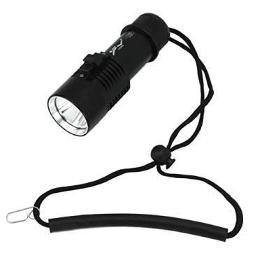 Imagem de Luz de mergulho IPX8 1500lm Super lanterna subaquática brilhante com liga de alumínio com interruptor magnético para resgate de exploração de acampamento de mergulho