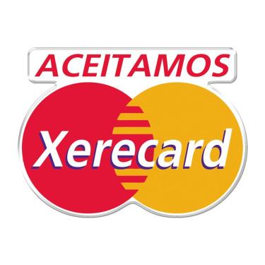 Imagem de Adesivo Decorativo Em Relevo Aceitamos Xerecard Cor Amarelo