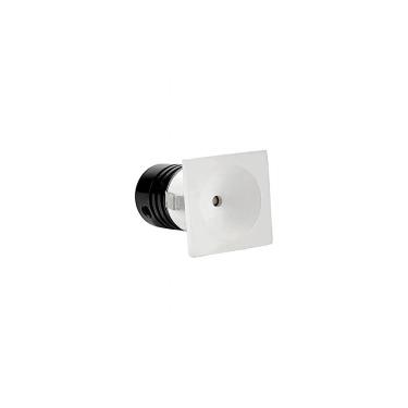 Imagem de Spot De Embutir Nordecor Auko Ono Mini Quadrado Led Alto Irc 90 1w Bivolt Branco 3000k Luz Amarela 6534
