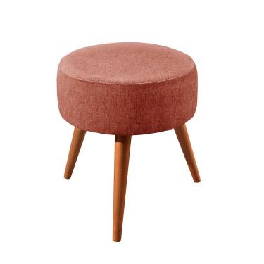 Imagem de Conjunto 2 Puffs Lippe Linho Castellar Móbile Terracota