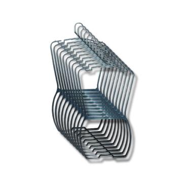 Imagem de Kit 100un. Cabide Silhueta Adulto Pp Preto