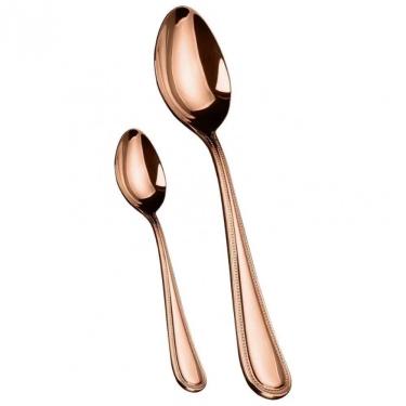 Imagem de Faqueiro 24 Peças Fracalanza Pearl Em Aço Inox Cobre