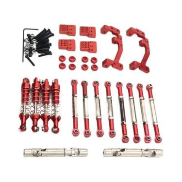 Imagem de Escala 1/16 RC Car Metal Upgrade Parts Tirantes Eixos De Transmissão A
