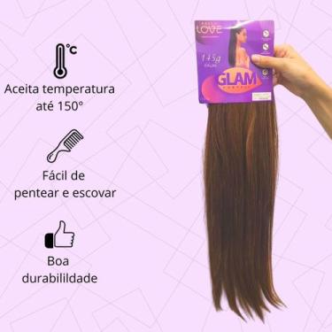 Imagem de Rabo de Cavalo Liso Zaya 66cm 145g Pentes Internos Ajustável Elástico 