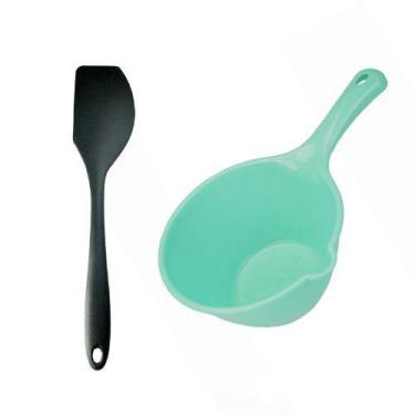 Imagem de Kit Panelinha Multiuso Derretedeira + Espátula Em Silicone - udlandia