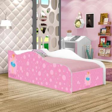 Imagem de Mini Cama Fun Bailarina Infantil Com Colchão - CASA H