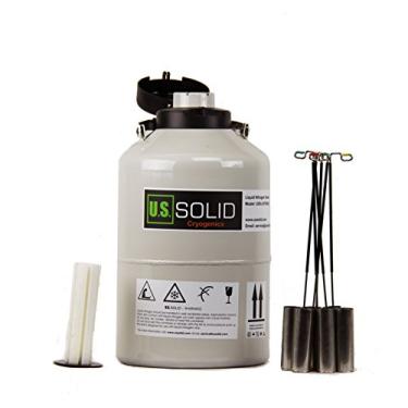 Imagem de U.S. Solid Ussolid 6L Recipiente Criogênico Tanque de Nitrogênio Líquido Sêmen Dewar com 6 Vasilhas Bolsa de Transporte