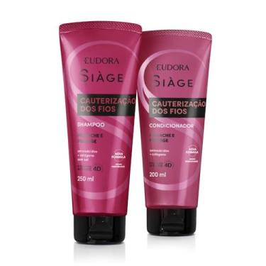 Imagem de Eudora Kit Siàge Cauterização dos Fios: Shampoo 250ml + Condicionador 200ml
