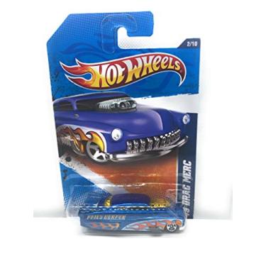 Imagem de Mattel 2011 Hot Wheels Walmart Exclusive HW Drag Racers '49 Drag MERC Blue #122/244