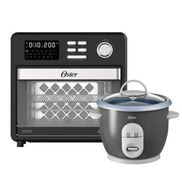 Imagem de Kit Forno E Fryer 15L E Panela Elétrica Oster 220V
