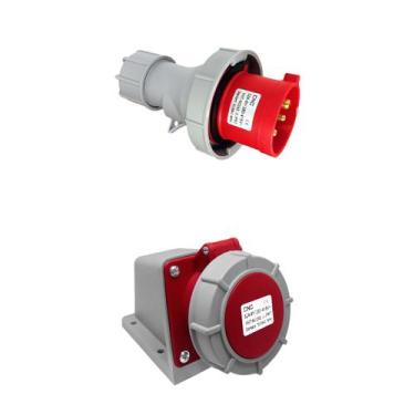 Imagem de Tomada industrial macho e femea 3p + terra 32a 380 v - CNC