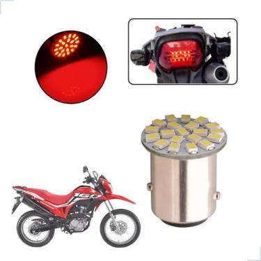 Imagem de Lâmpada Led Freio 2 Polos Com Efeito Strobo Moto NXR 160 2015 2016 201