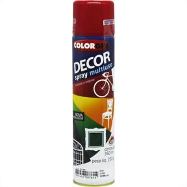 Imagem de Spray Colorgin Decor Vermelho 360Ml 876