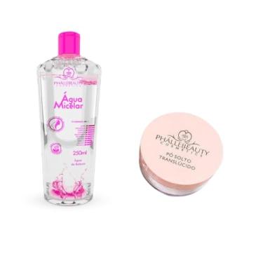 Imagem de Kit Água Micelar 250ml e Pó Solto Translúcido