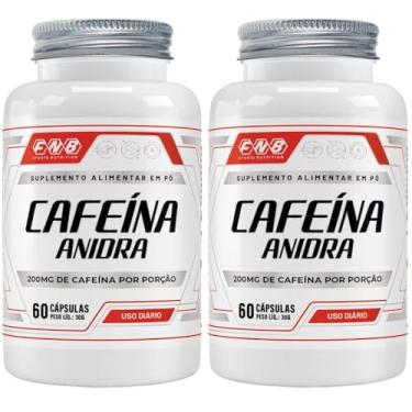 Imagem de KIT 2X Cafeína Anidra 200mg 60 cápsulas - FNB Sports