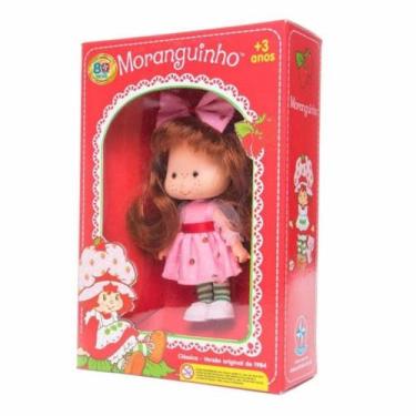 Imagem de Boneca Moranguinho Estrela 80 Anos, Rosa e Vermelho, Moranguinho