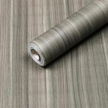 Imagem de Azulejos de piso de madeira para descascar e colar, azulejos de vinil, revestimento de vinil, recursos impermeáveis e antiderrapantes, fácil de instalar, para cozinha, quarto, banheiro, escritório