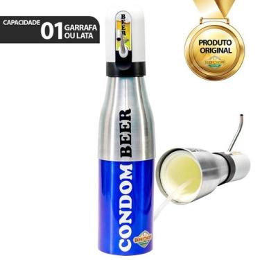 Imagem de Chopeira Eletrônica Recarrega Beer Chopp P/ Lata Garrafa - TKS, Azul