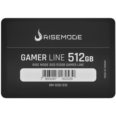 Imagem de Rise Mode SSD Sata III 512 GB Unidade de estado sólido interna Gamer Line Desktop PC ou Laptop 2.5