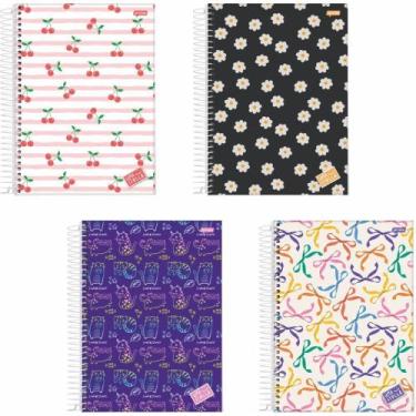 Imagem de Caderno Espiral 1/8 Capa Dura Stella 80FLS. PCT.C/10 - Jandaia