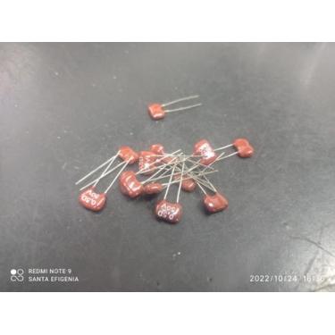 Imagem de 1x Capacitor Mica Prata 0,5pf/50v Tolerancia 0,5pf Cm0 Icl