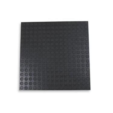 Imagem de Placa de Borracha Moeda 3mm 50x50cm Antiderrapante 1 unidade - Menco